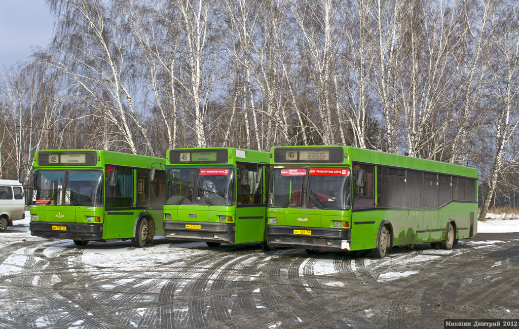 Novosibirsk, MAZ-104.021 № 3243; Novosibirsk — The final stops, terminals and stations