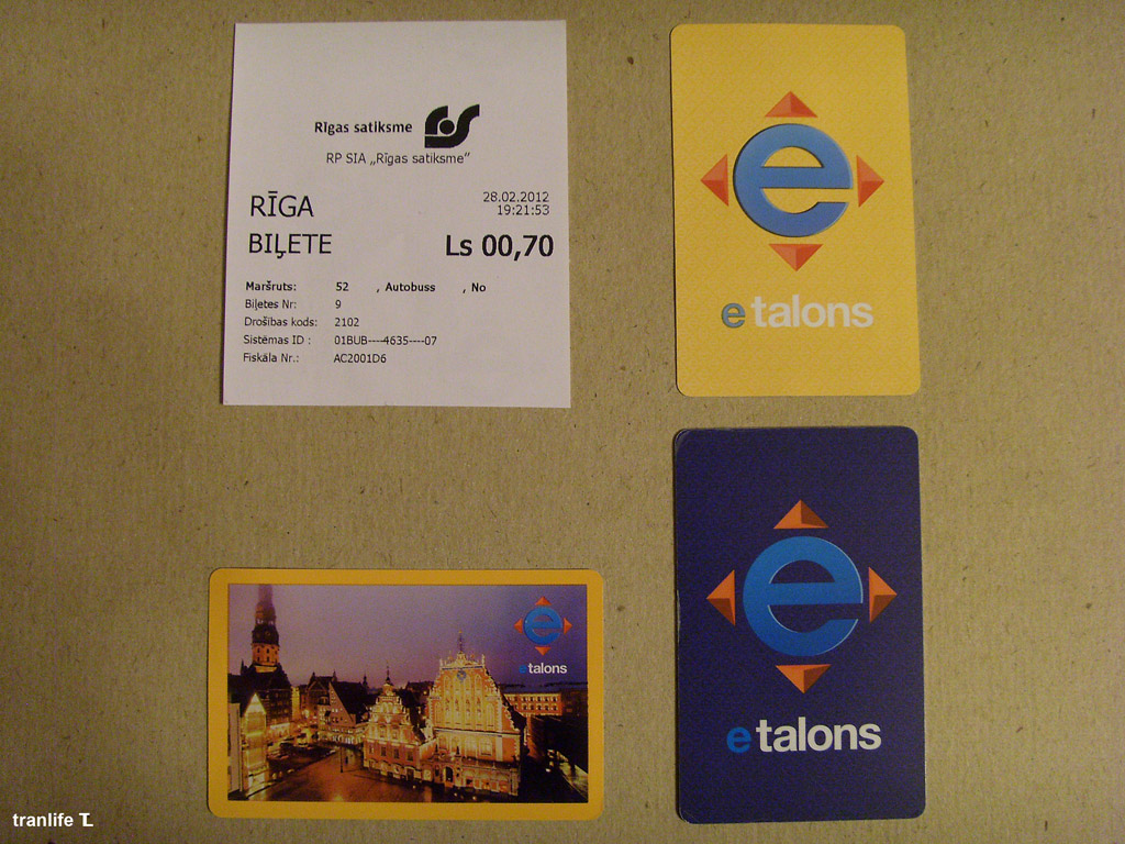 Riga — Tickets; Tickets (all)