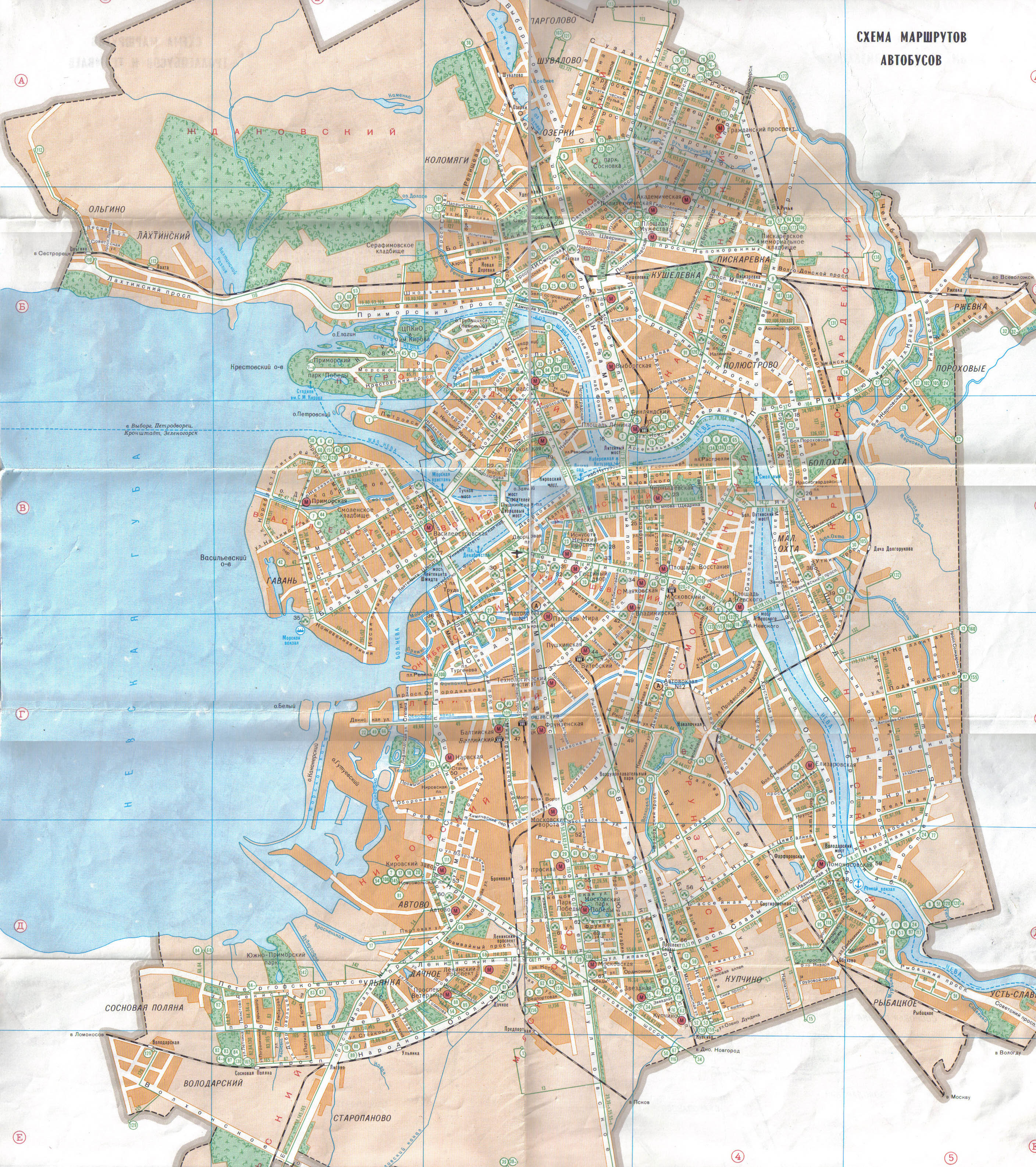 Saint Petersburg — Maps; Maps routes