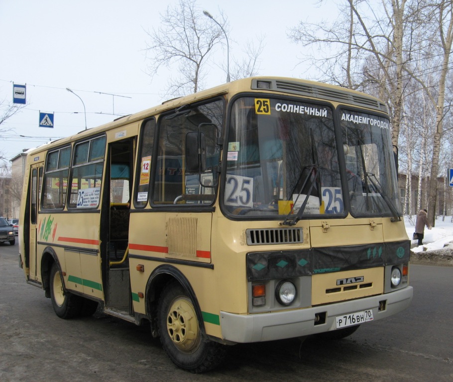 Tomsk, PAZ-32054 (40, K0, H0, L0) č. Р 716 ВН 70