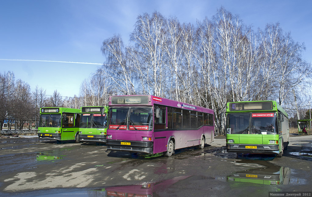 Novosibirsk, MAZ-104.021 nr. 3029; Novosibirsk — The final stops, terminals and stations