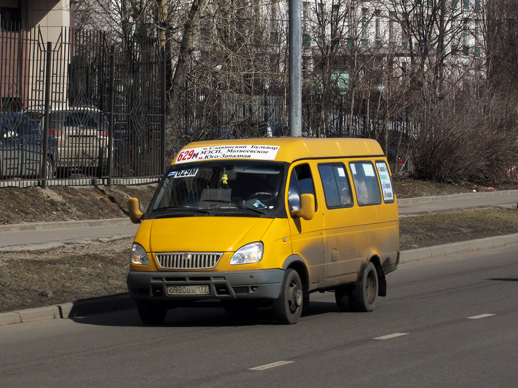 Moscow, GAZ-322132 # О 980 ВХ 177