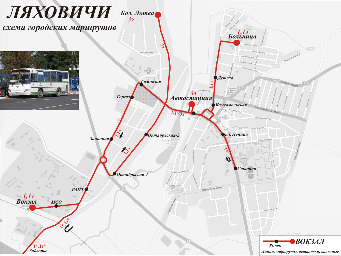 Liachavichi — Maps; Maps routes