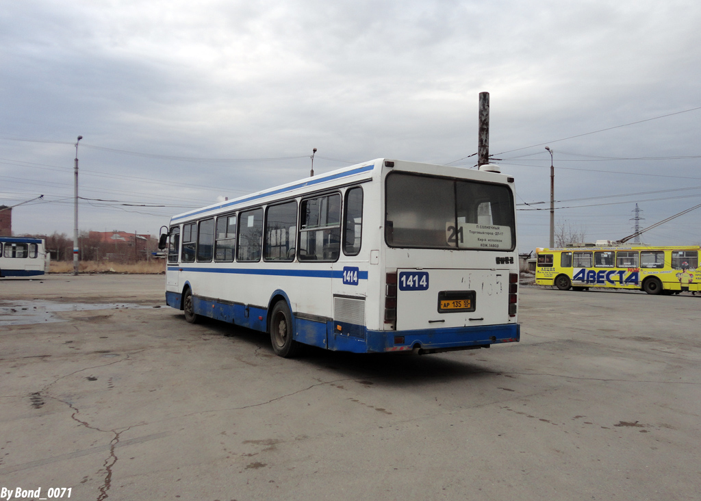 Omsk, LiAZ-5256.40 Nr. 1414