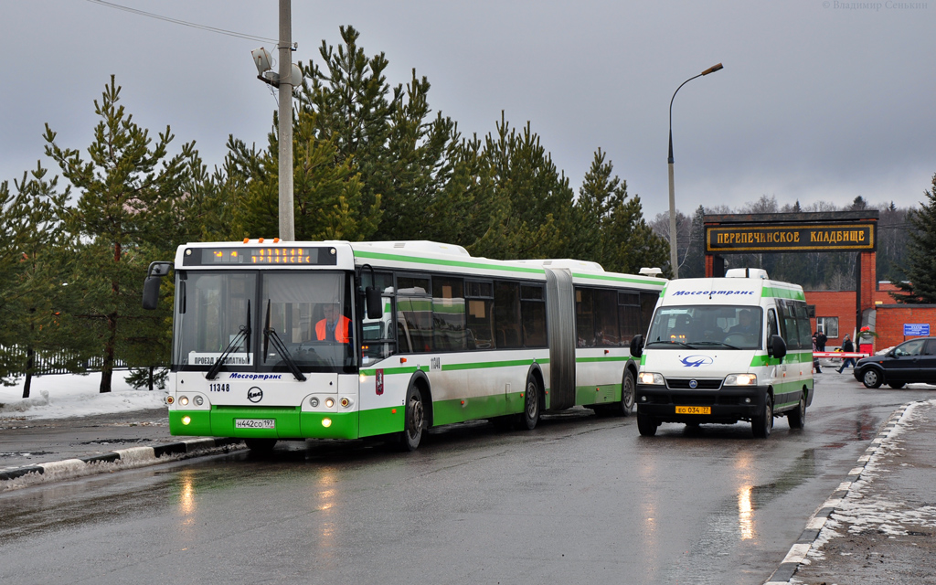 Moscow, LiAZ-6213.21 # 11348; Moscow, FIAT Ducato 244 [RUS] # 03358
