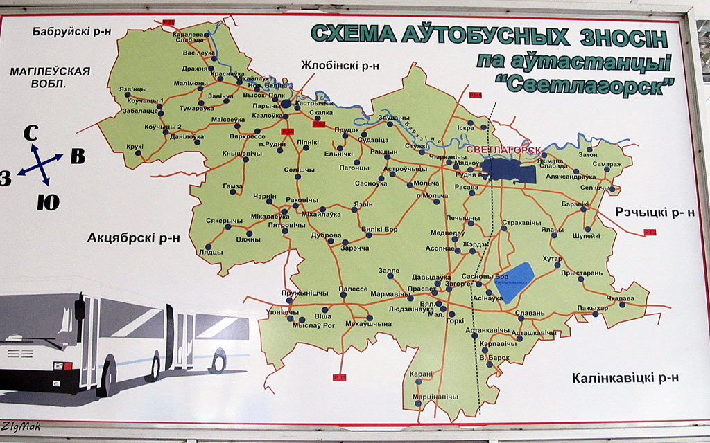 Svetlogorsk — Maps; Maps routes
