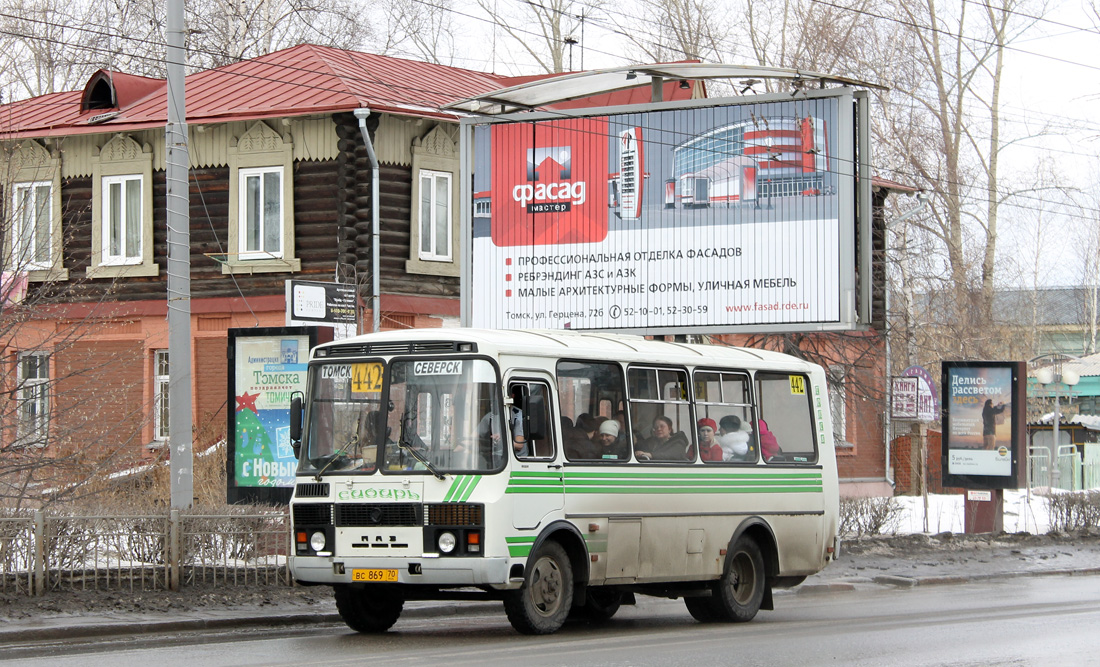 Tomsk, PAZ-32054 (40, K0, H0, L0) # ВС 869 70