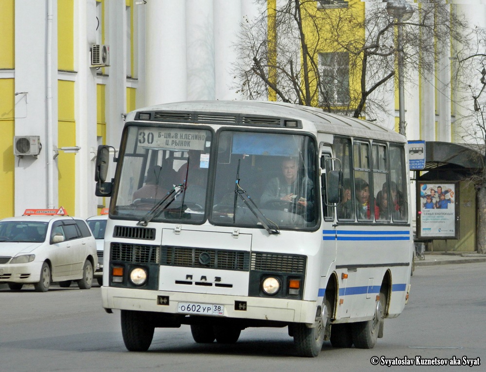 Irkutsk, PAZ-32054 (40, K0, H0, L0) # О 602 УР 38