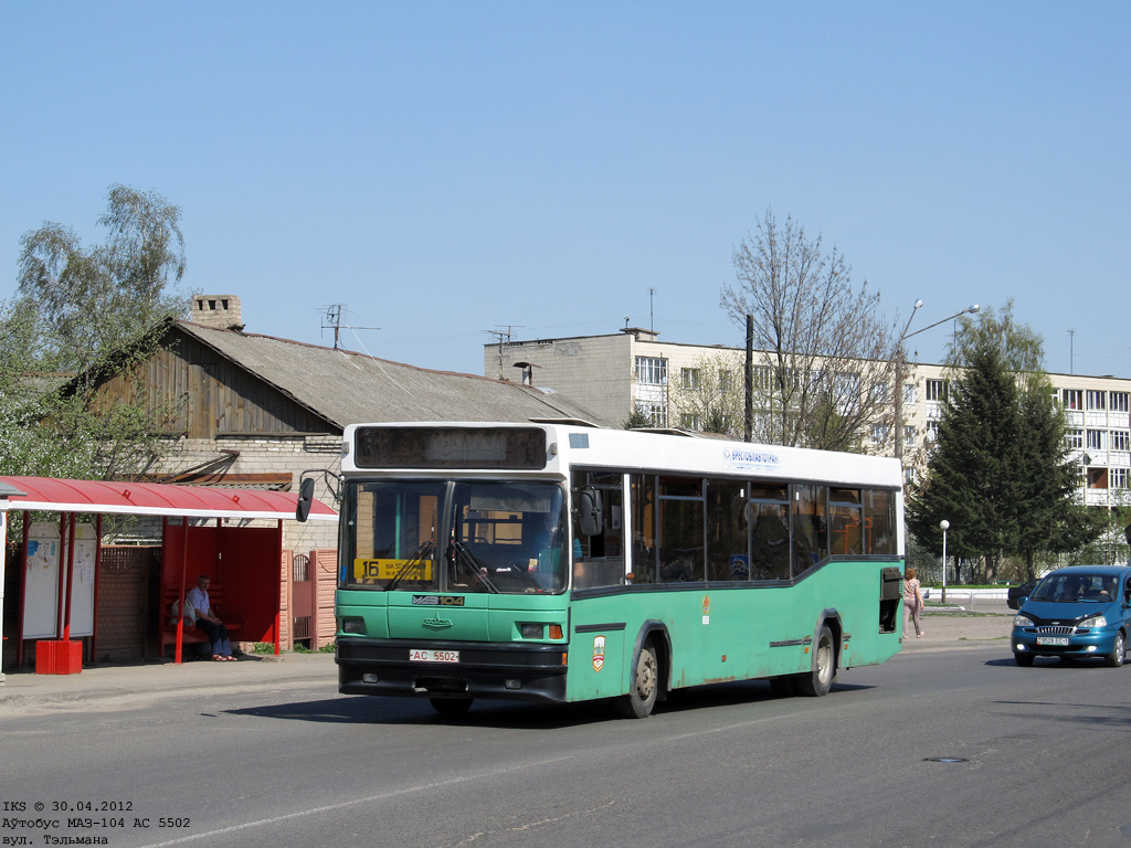 Baranovichi, MAZ-104.031 # 10550