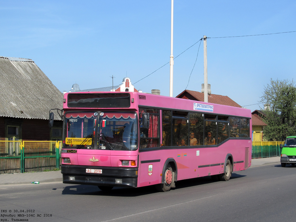 Baranovichi, MAZ-104.С21 # 21880