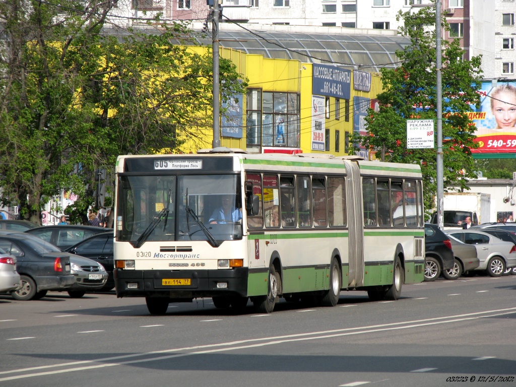 Moscow, Ikarus 435.17A nr. 03120
