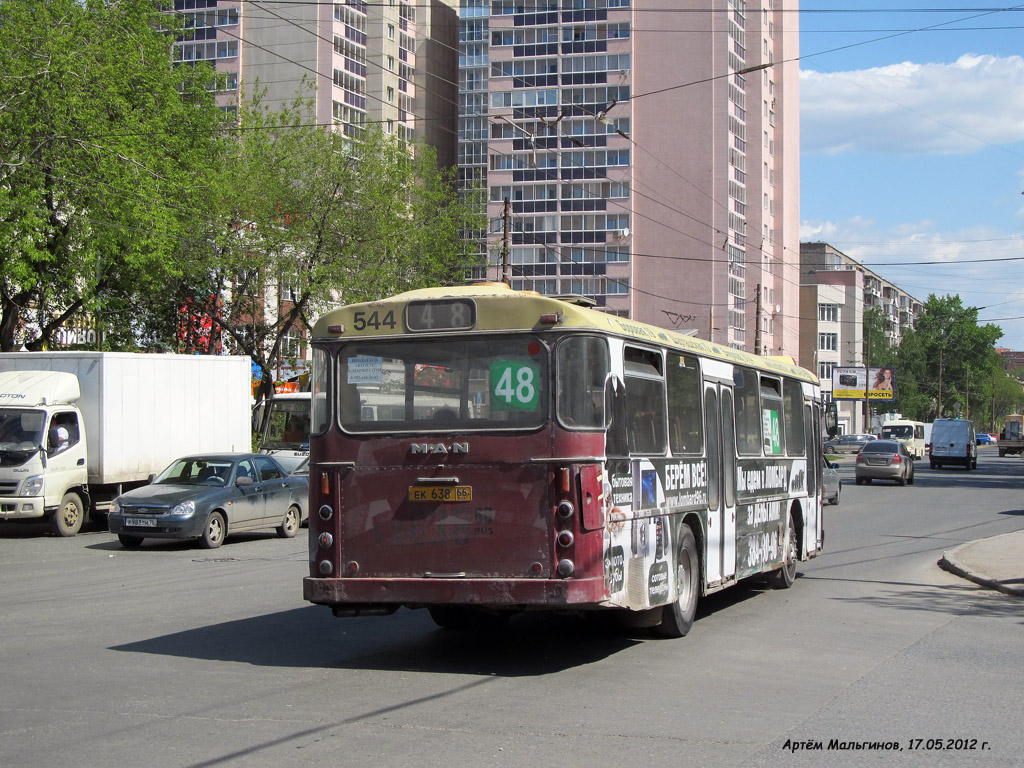 Ekaterinburg, MAN SL200 č. ЕК 638 66