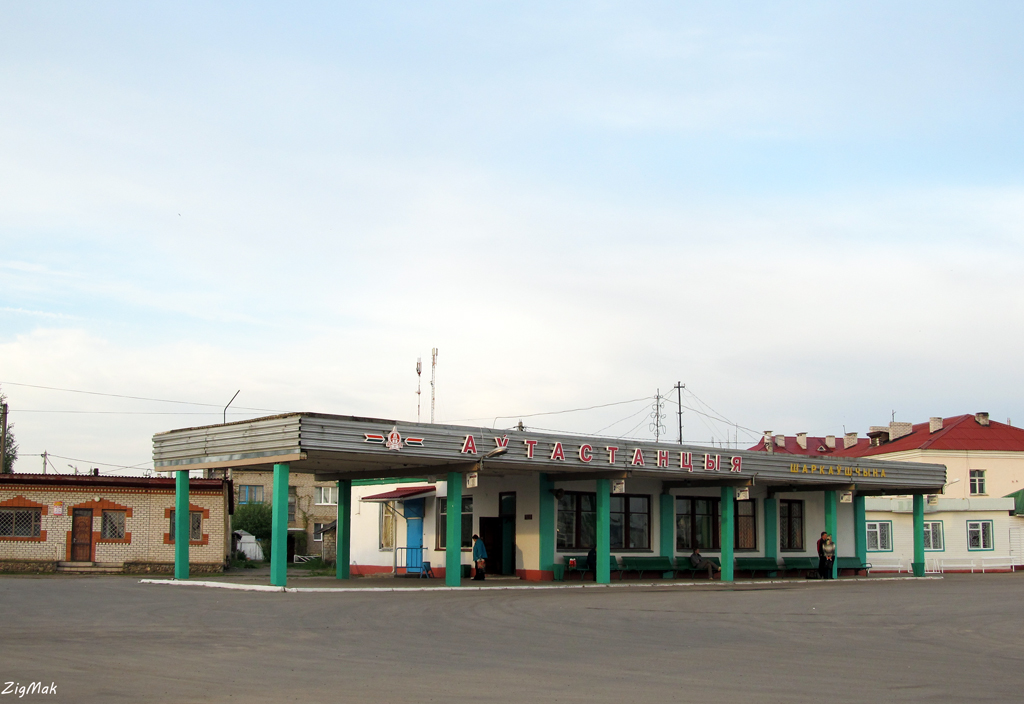 Bus terminals, bus stations, bus ticket office, bus shelters; Sharkovshina — Miscellaneous photos