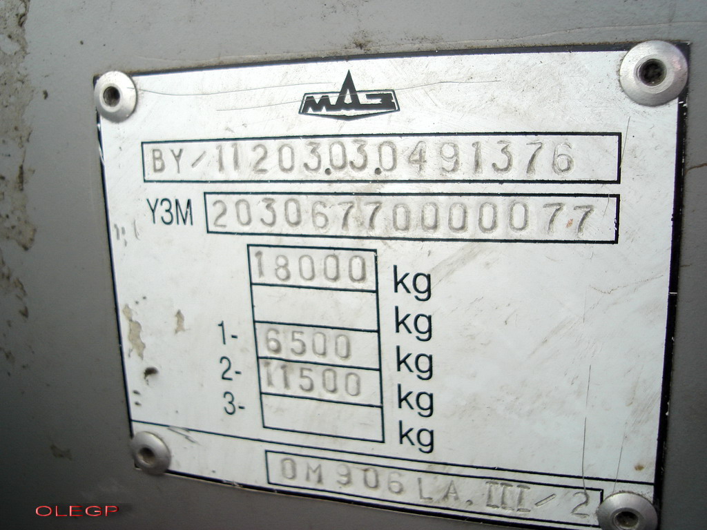 Novopolock, MAZ-203.067 № 073831