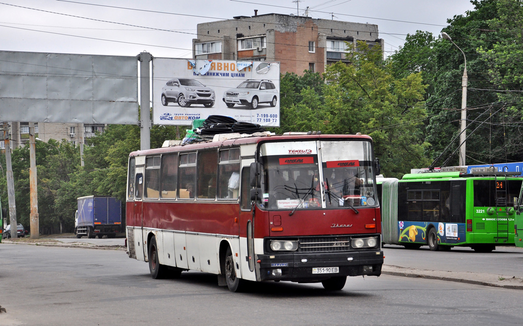 Donetsk, Ikarus 250.93 # 351-90 ЕВ