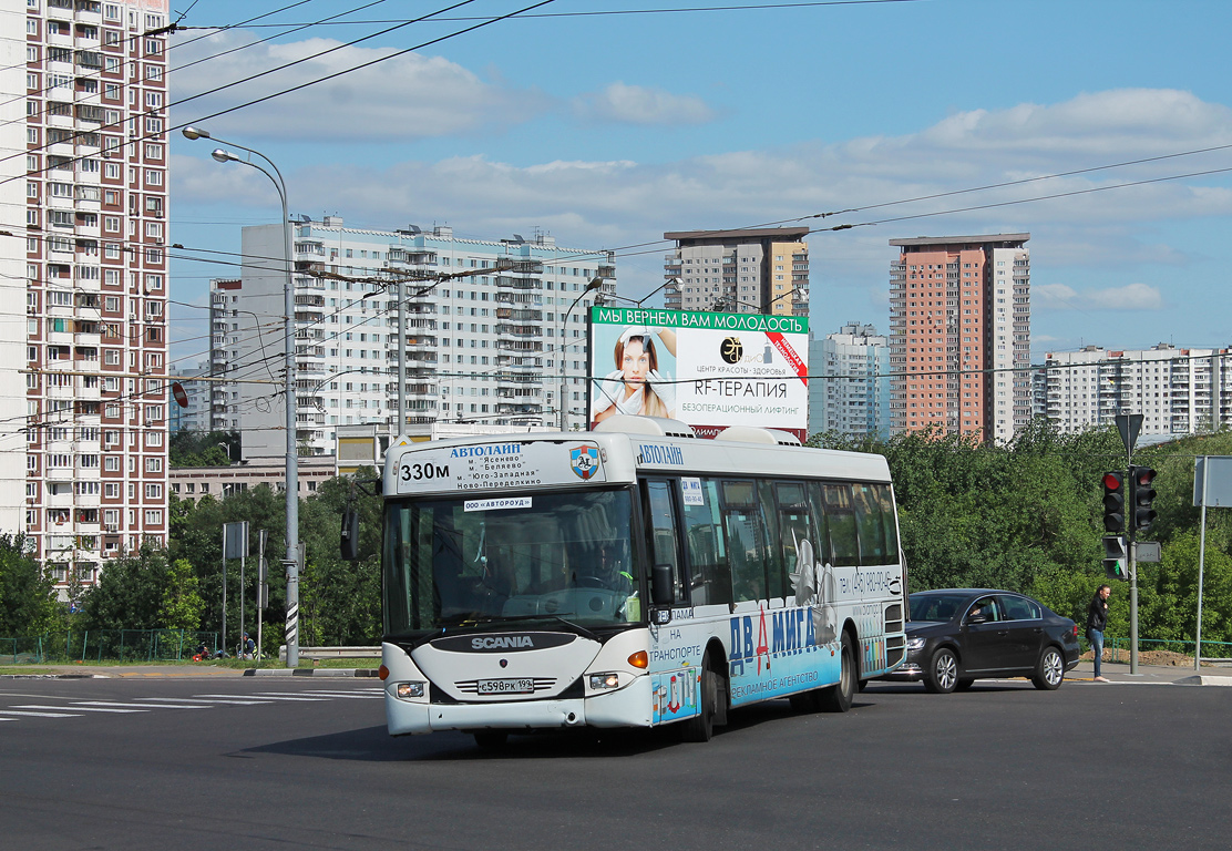 Moscow, Scania OmniLink CL94UB 4X2LB № С 598 РК 199