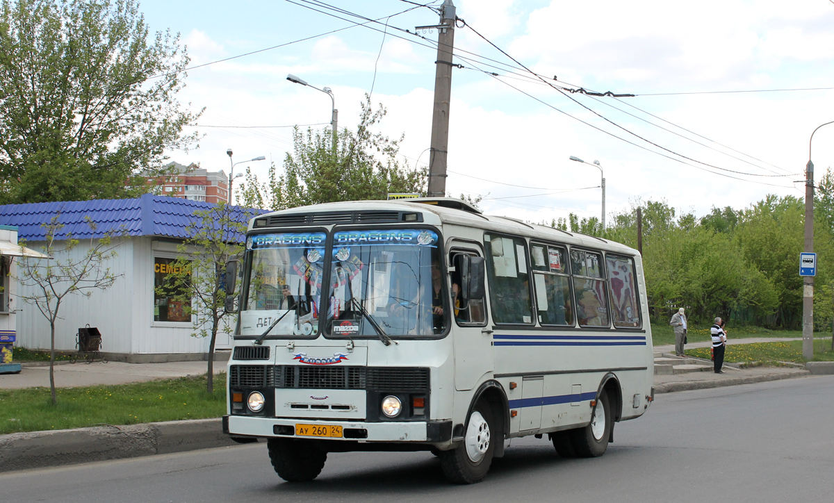 Krasnoyarsk, PAZ-32054 (40, K0, H0, L0) # АУ 260 24