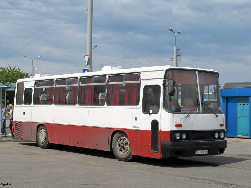 Minsk, Ikarus 256.** No. КВ 0986