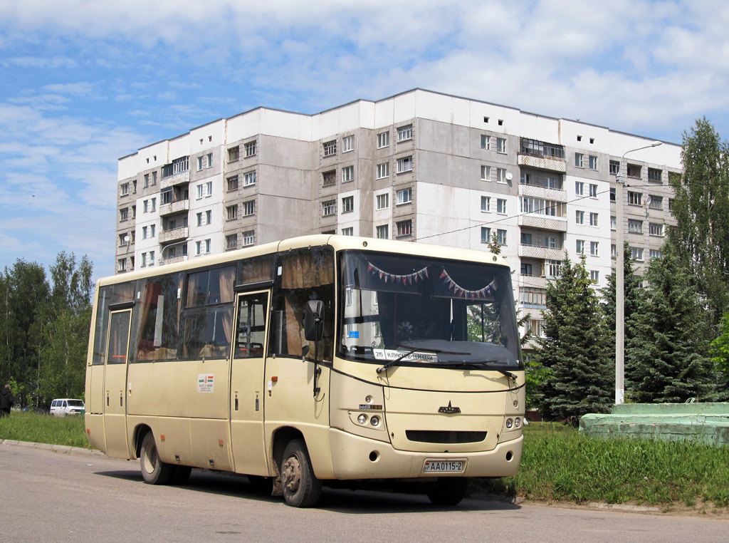Новолукомль, МАЗ-256.200 № АА 0115-2