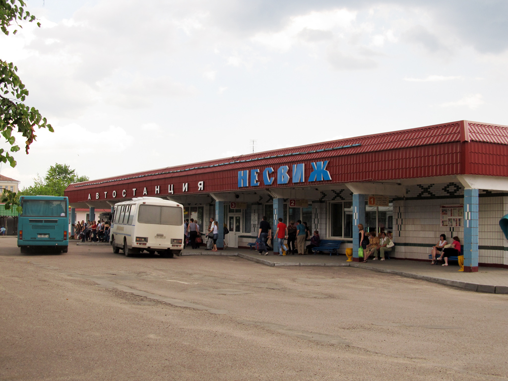 Bus terminals, bus stations, bus ticket office, bus shelters; Nesvizh — Miscellaneous photos