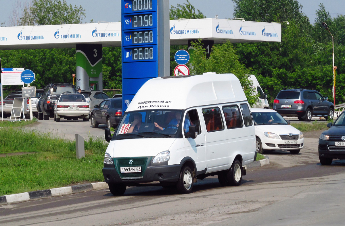 Novosibirsk, Luidor-225000 (GAZ-322133) No. В 441 АМ 154