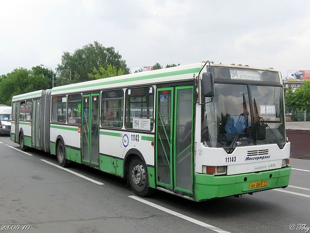 Moscow, Ikarus 435.17 # 11143