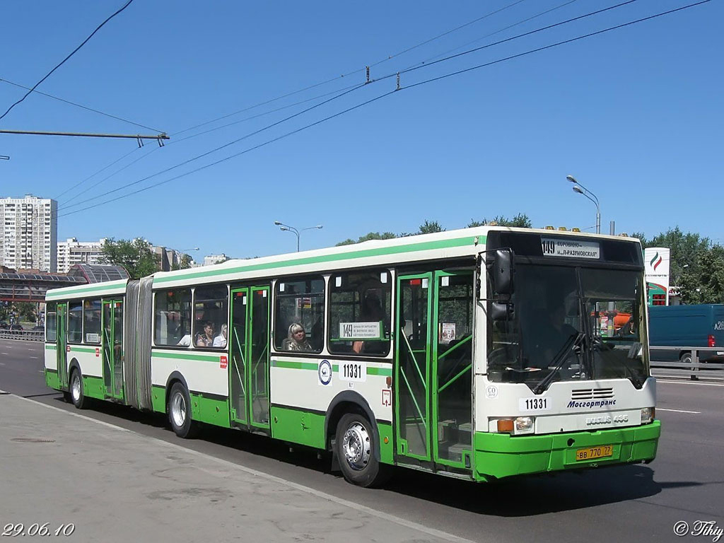 Moscow, Ikarus 435.17 # 11331