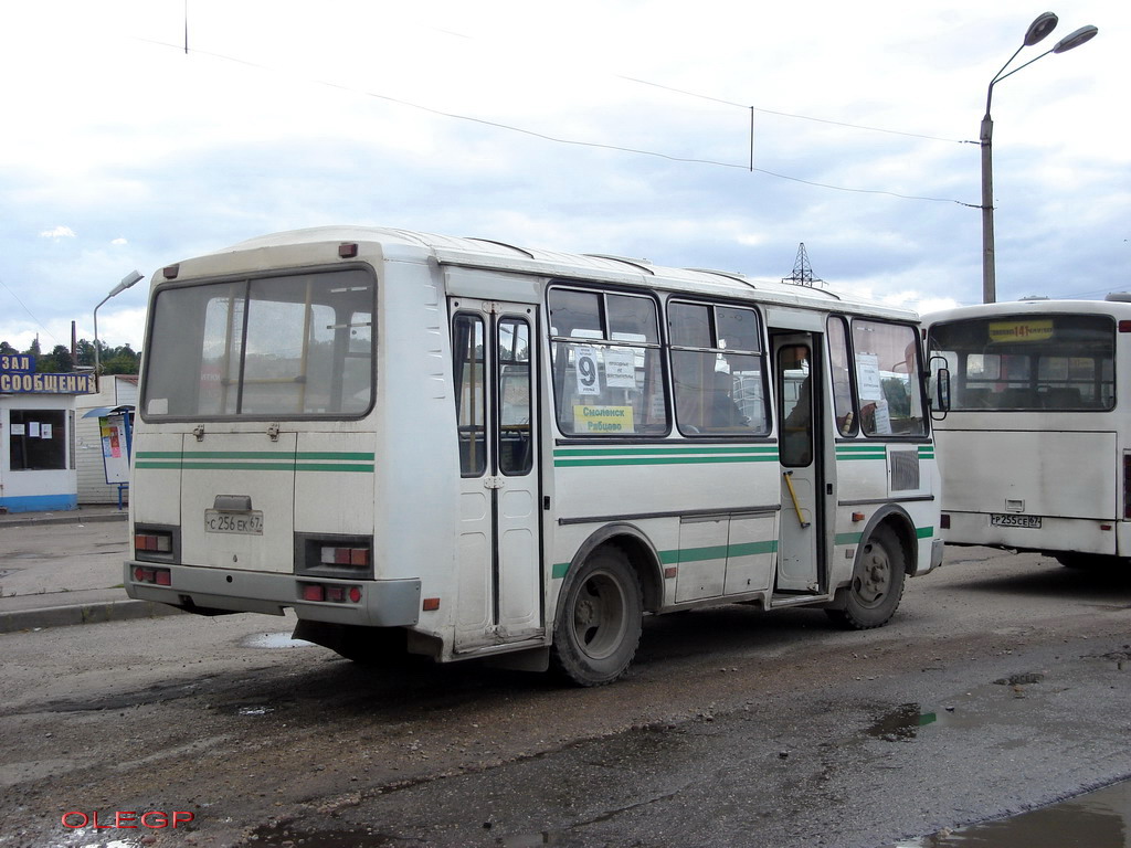 Smolensk, PAZ-32054 (40, K0, H0, L0) nr. С 256 ЕК 67