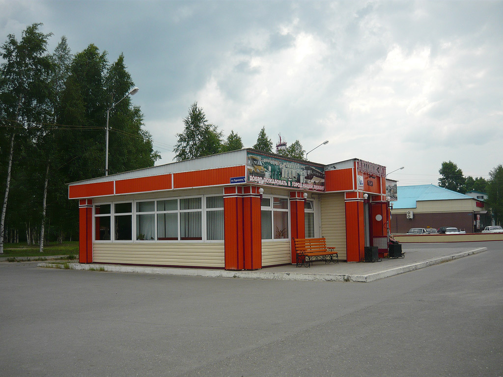 Bus terminals, bus stations, bus ticket office, bus shelters; Strezhevoy — Miscellaneous photos
