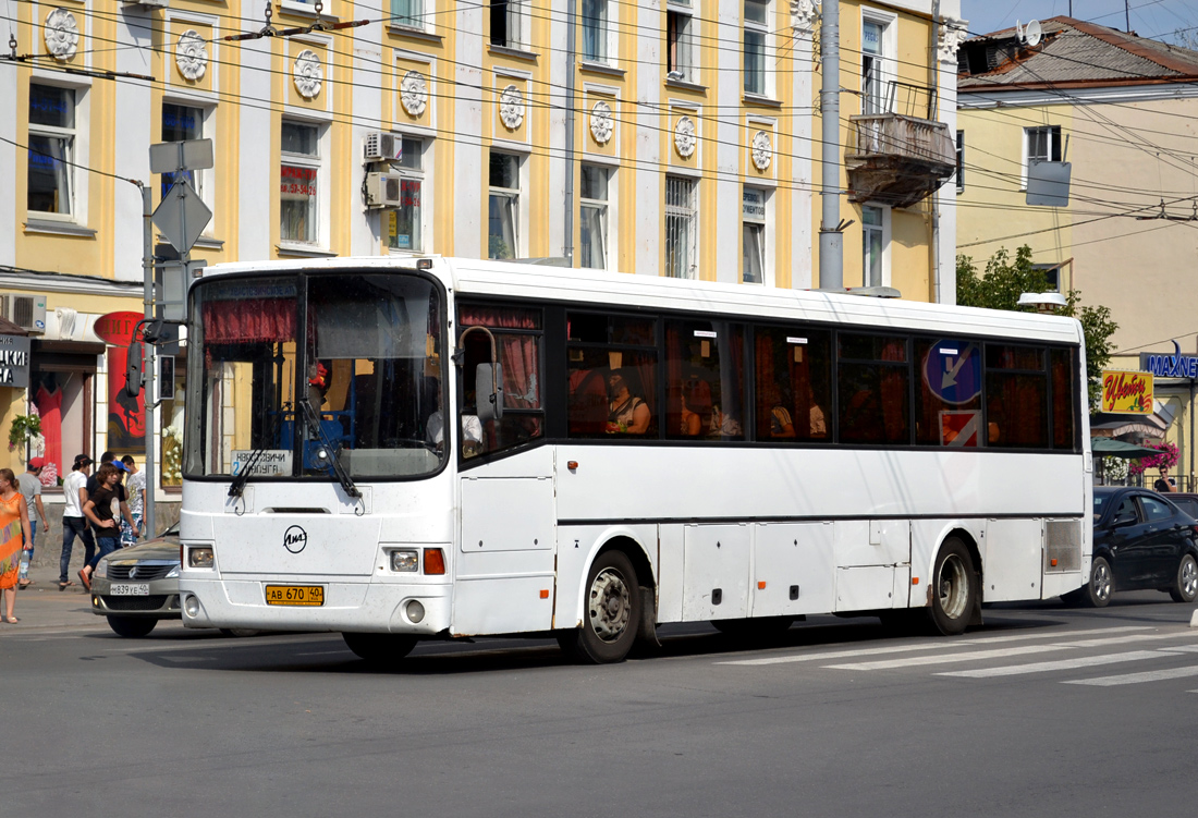 Хвастовичи, GolAZ-LiAZ-5256.34 Nr. АВ 670 40