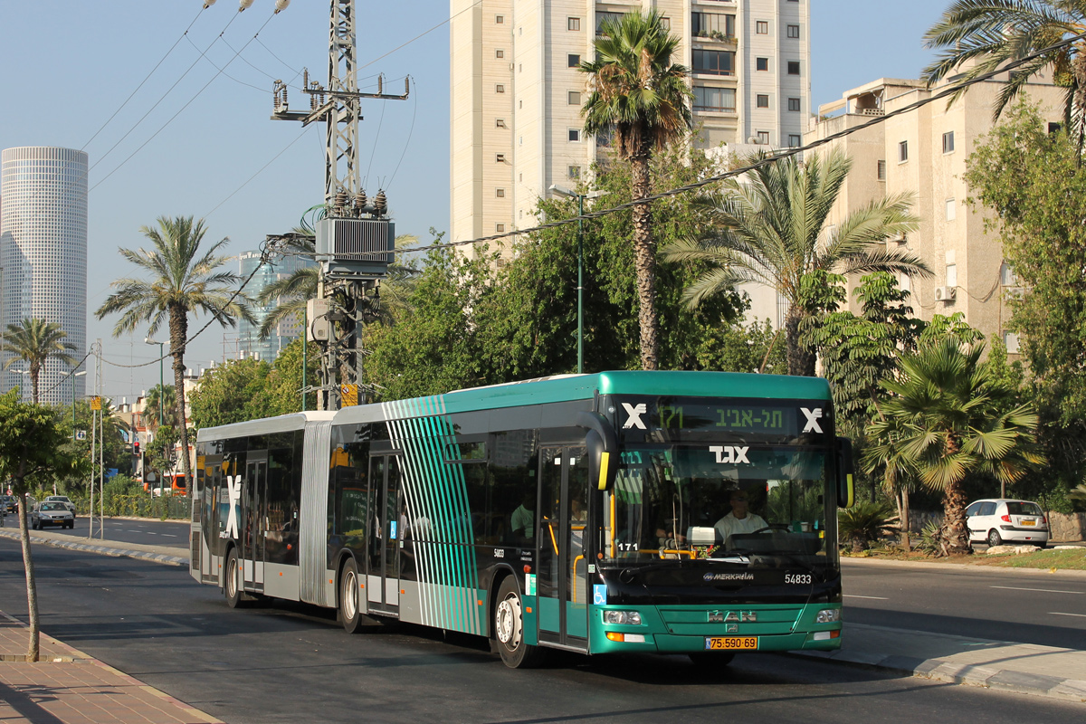 Tel-Aviv, Merkavim (MAN NG363) # 54833