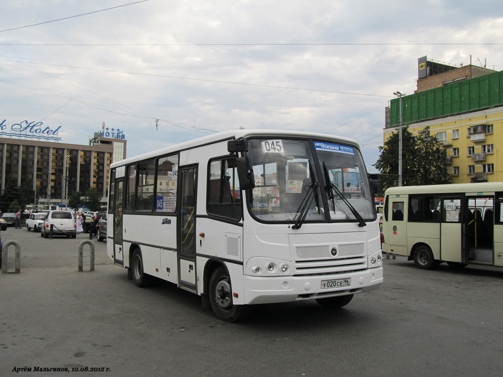 Ekaterinburg, PAZ-320402 č. У 020 СЕ 96