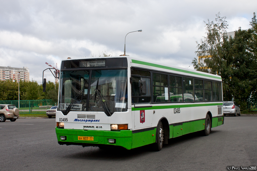 Moscow, Ikarus 415.33 # 03495