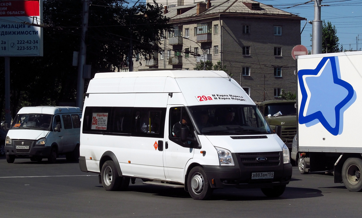 Novosibirsk, Nizhegorodets-222709 (Ford Transit) # В 883 ВМ 154