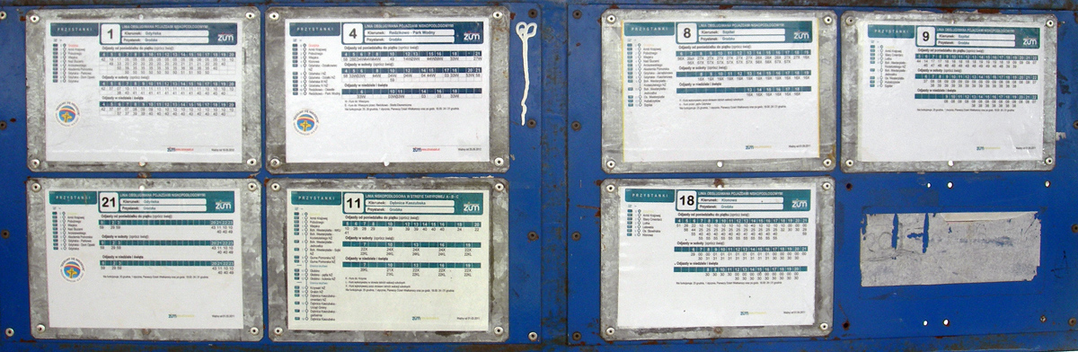 Słupsk — Schedule