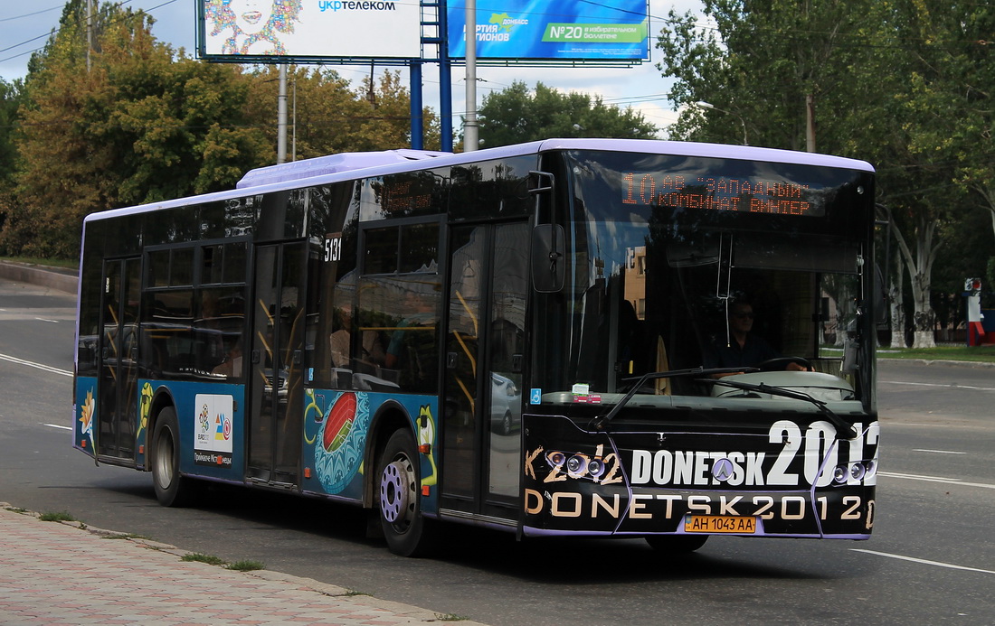 Donetsk, LAZ A183 CityLAZ 12LF # 5131