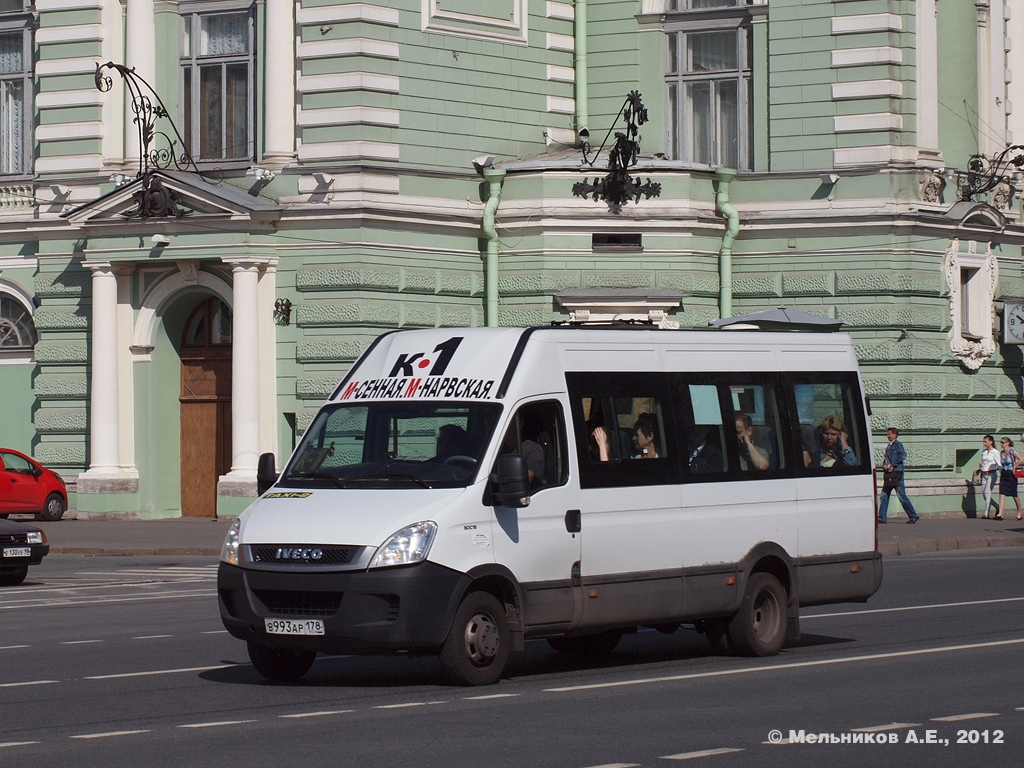 Санкт-Петербург, Нижегородец-2227UU (IVECO Daily 50C15V) № В 993 АР 178