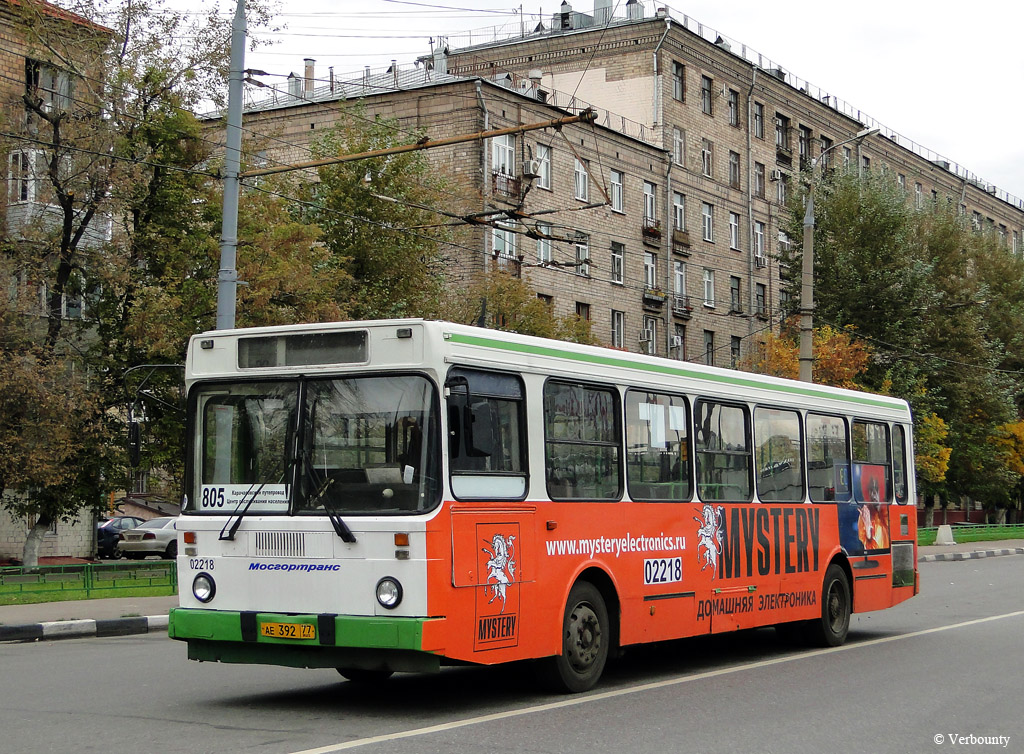Moscow, LiAZ-5256.25 nr. 02218