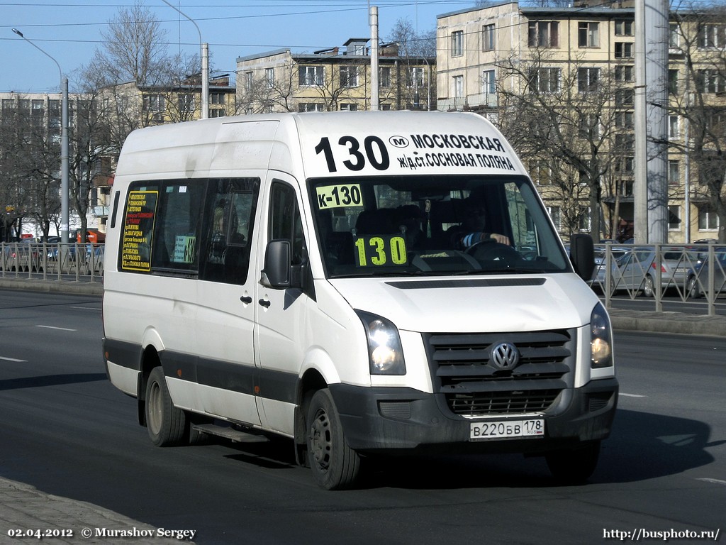 Saint Petersburg, BTD-2219 (Volkswagen Crafter 2EKZ) # В 220 ВВ 178