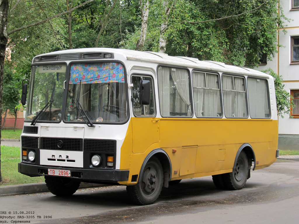 Могилёв, ПАЗ-3205-110 (32050R) № ТВ 2896