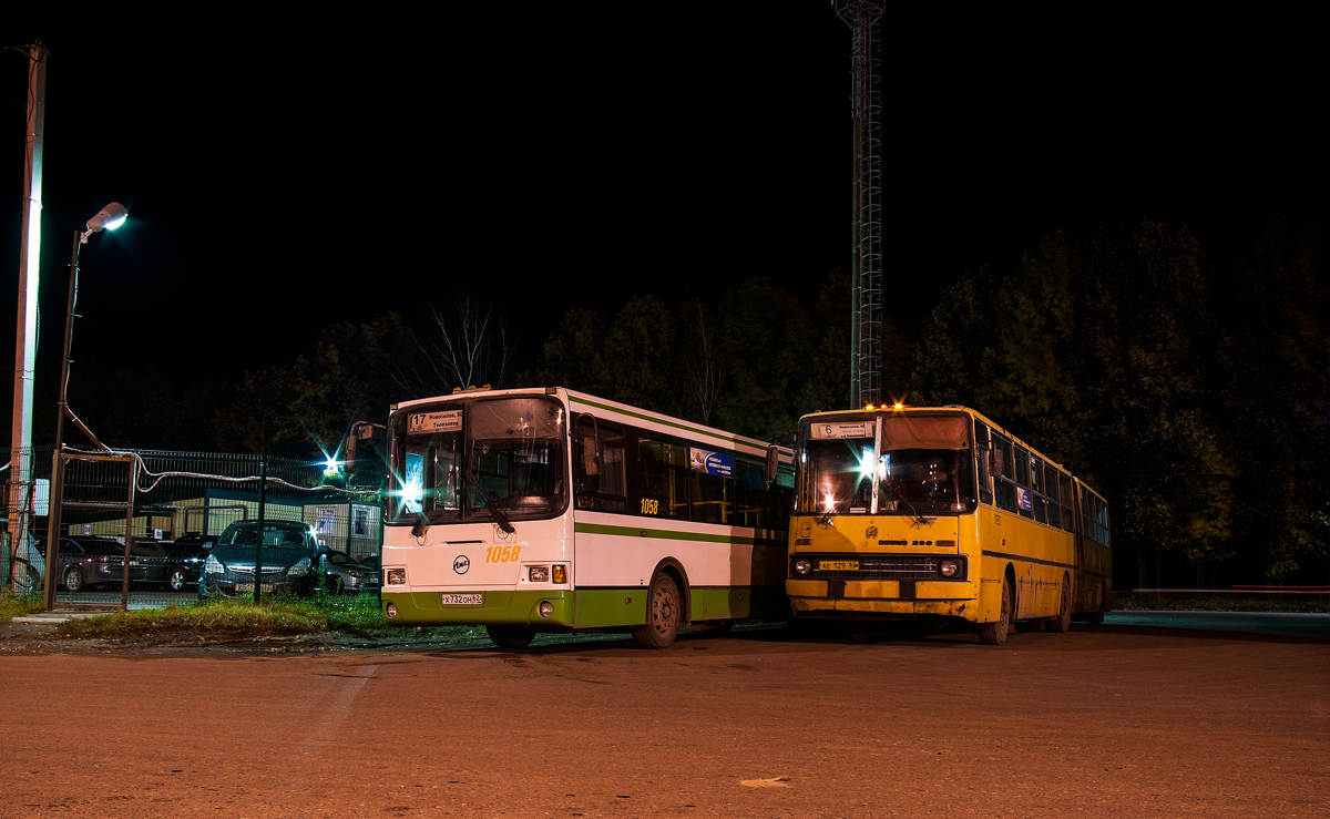 Ryazan, Ikarus 280.33 # 1003; Ryazan, LiAZ-6212.00 # 1058