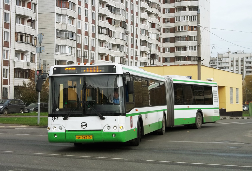 Moscow, LiAZ-6213.21 nr. 02411