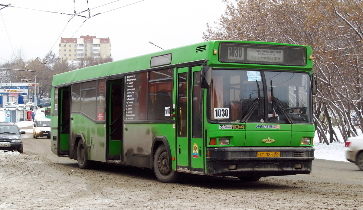 Novosibirsk, MAZ-104.021 # ТТ 125 54