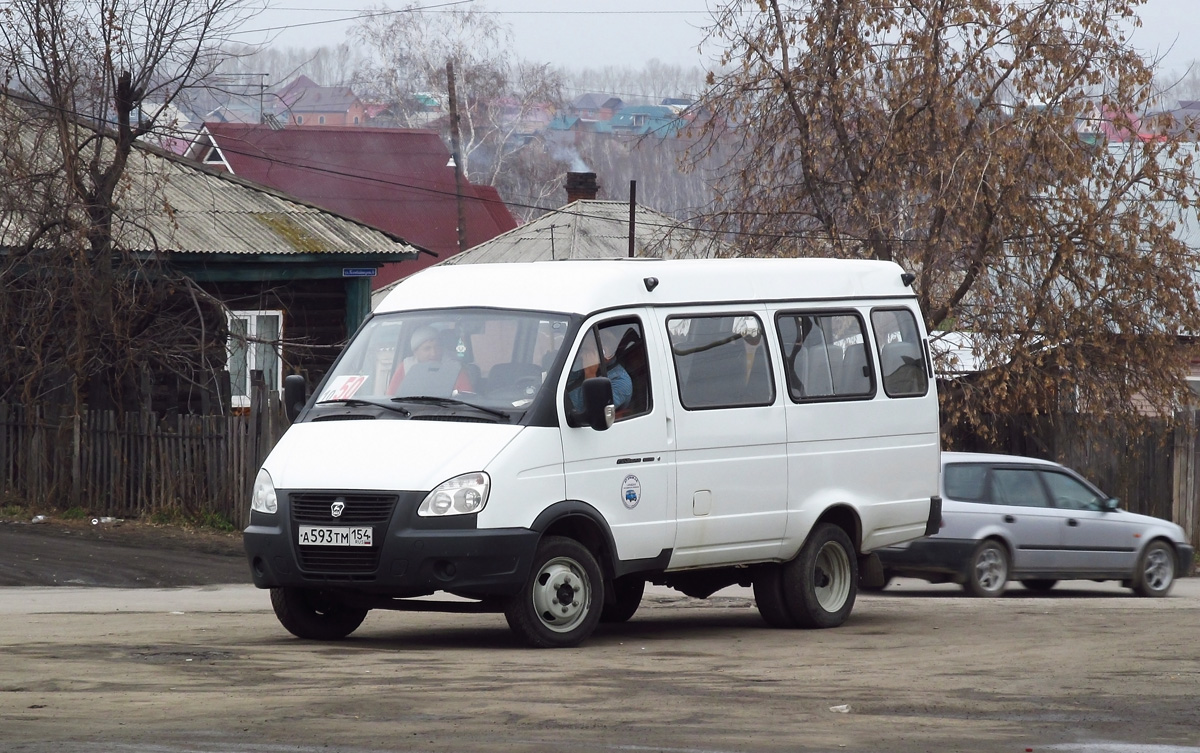 Novosibirsk, GAZ-322132 Nr. А 593 ТМ 154