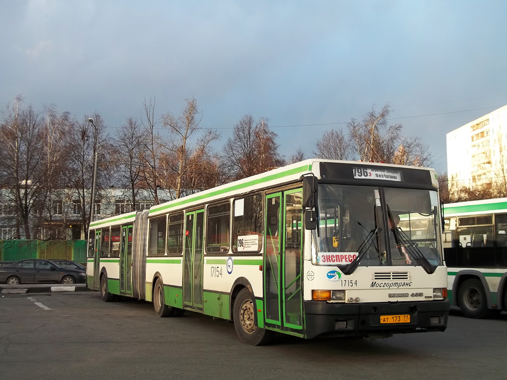 Moscow, Ikarus 435.17A nr. 17154