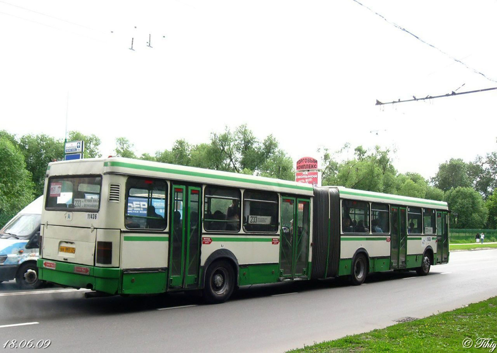 Moscow, Ikarus 435.17 # 11436