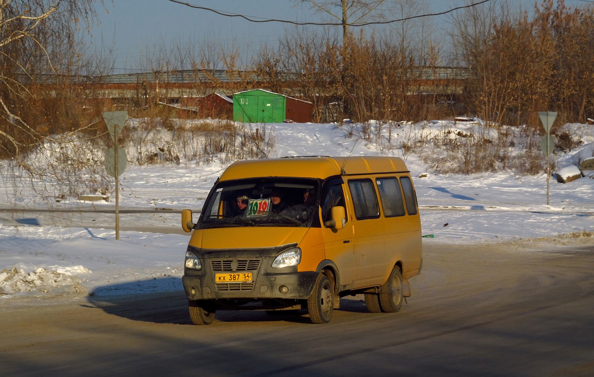 Новосибирск, ГАЗ-322132 № КХ 387 54