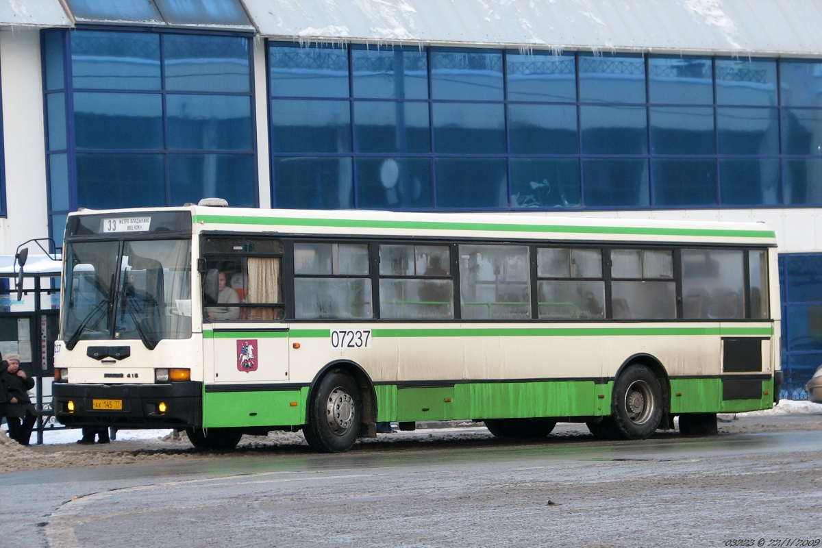 Moscow, Ikarus 415.33 # 07237
