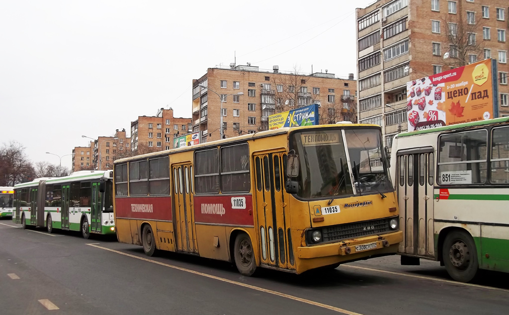 Moscow, Ikarus 260 (280) # 11035