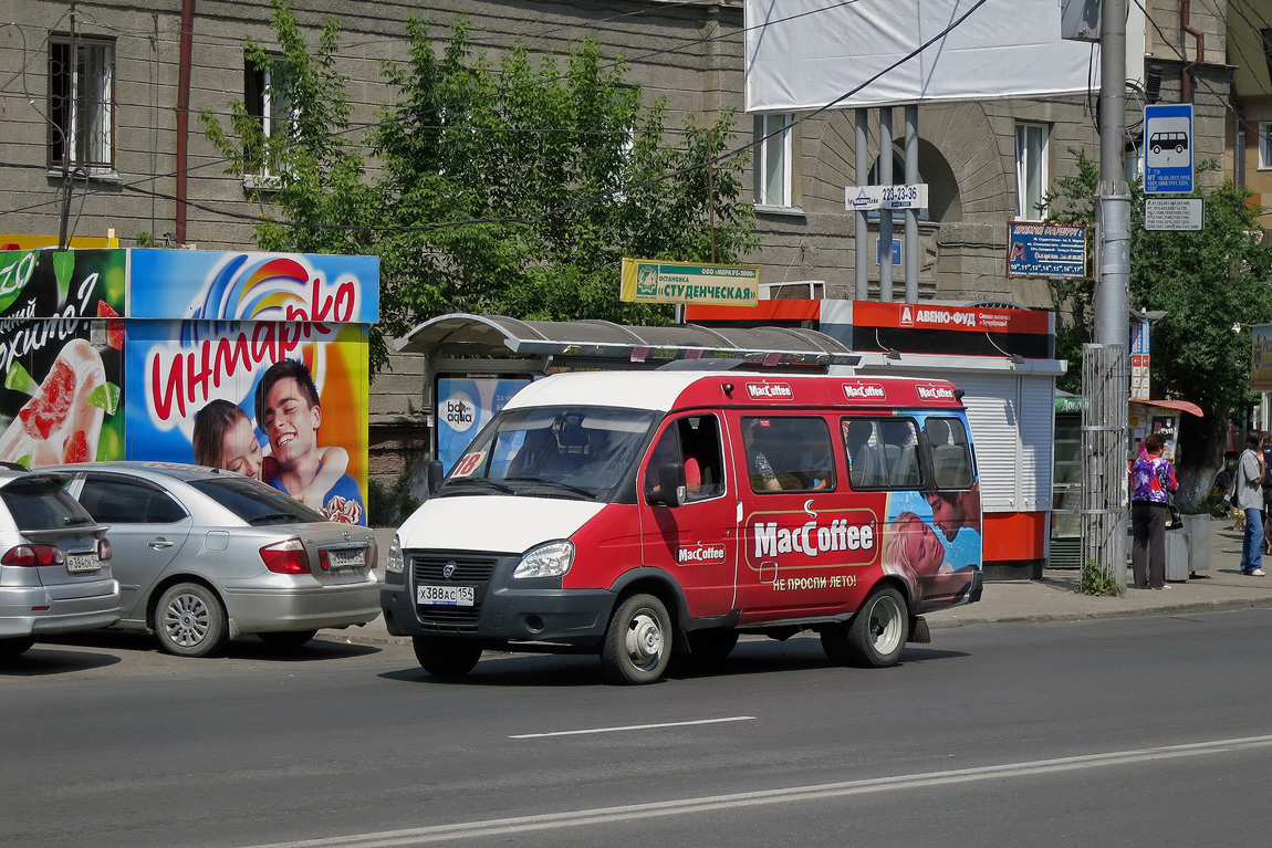 Novosibirsk, GAZ-322132 # Х 388 АС 154